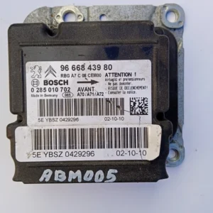 AIRBAG МОДУЛ 9666843980 PEUGEOT 207 1.6 16V