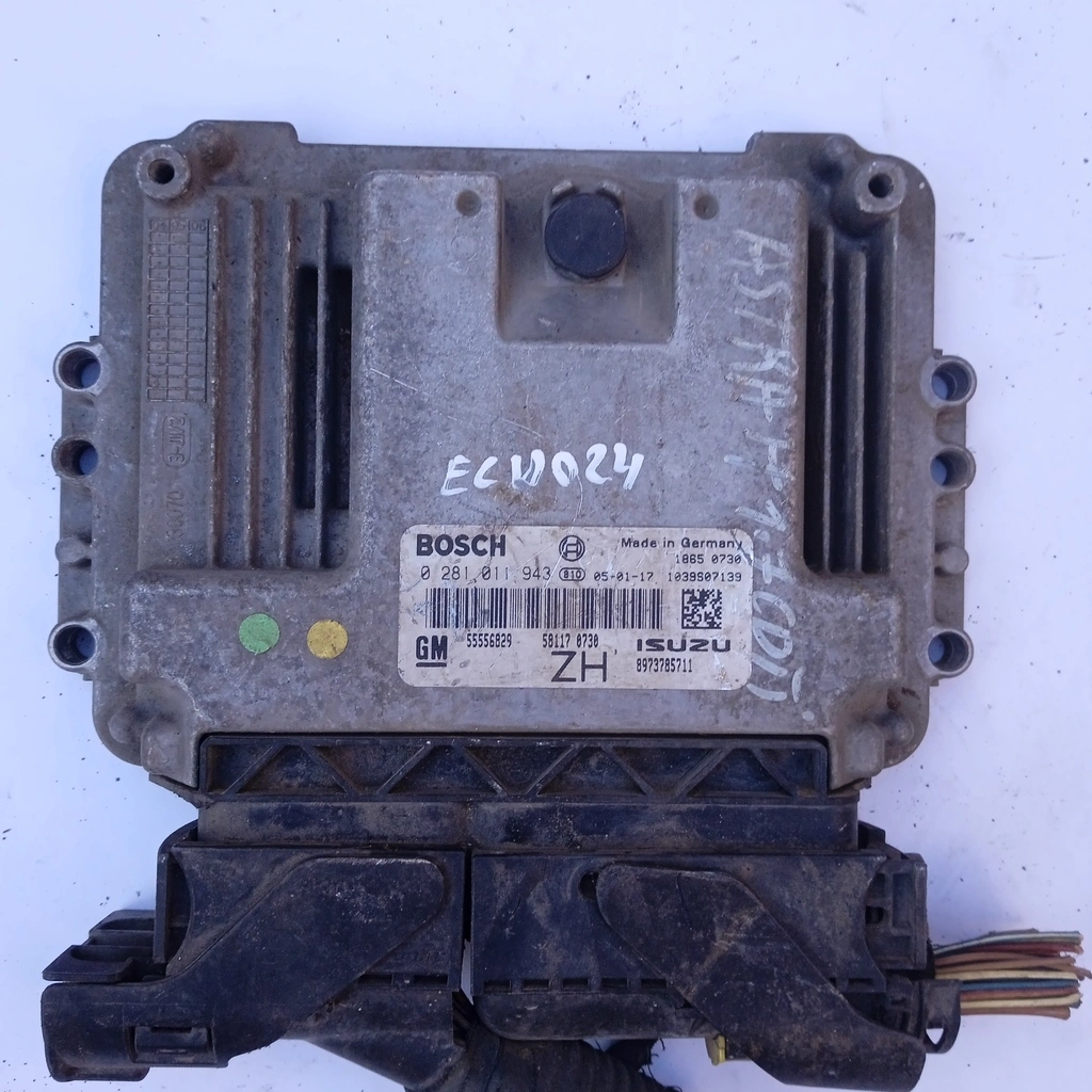Компютър двигател 0281011943 Opel Astra H 1.7 CDTI